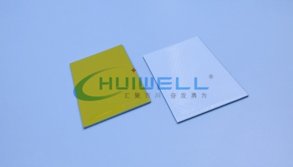 汇为导热材料|带PI膜的绝缘导热衬垫HW-G300-PI 逆变器专用导热垫片
